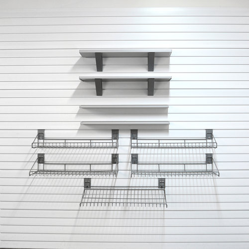 StoreWALL Steel Slatwall Accessory Kit 13 Piece Set Wayfair